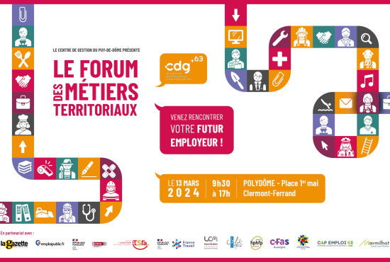 Retrouvez TDM au Forum des métiers territoriaux, le 13 mars 2024, à Clermont-Ferrand